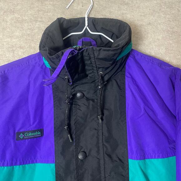 Columbia Sportswear Mens Vintage 1/2 Zip Pullover Parka Ski Jacket Size Large - Picture 6 of 16